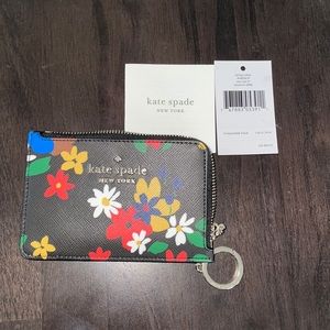 Kate Spade Staci Sailing Floral Medium Card Holder